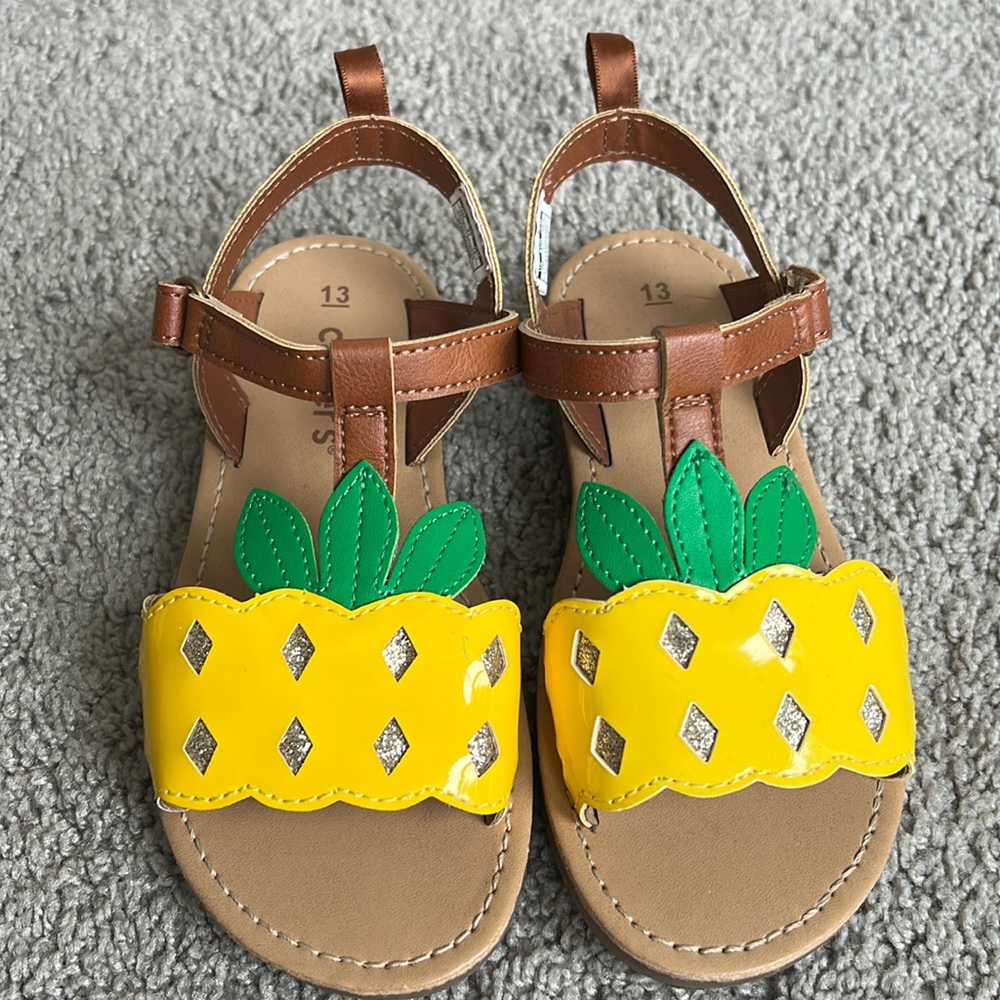 Carters pineapple sandals